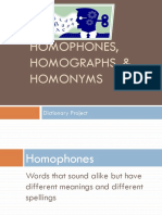 homophoneshomographshomonyms-160525110958