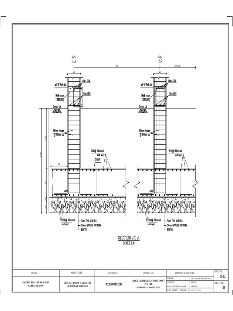 Ward Office 6 Drawing | PDF