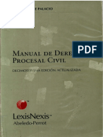 Manual de Derecho Procesal Civil. Lino Enrique Palacio