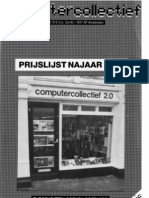 Computercollectief Prijslijst Najaar 1985