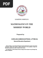 LEARNING MODULE 1 in MATH