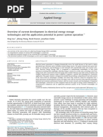 Overview of Current Development in Electrical Energy Storage Technologies and The Application Potential in Power System Operation