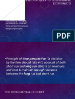 Equi-Marginal Discounting Principle, Incremental Concept Time Perspective Concept Marginal Principles