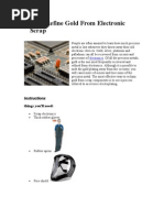 Download How to Refine Gold From Electronic Scrap by Sma Harmoni SN52050680 doc pdf