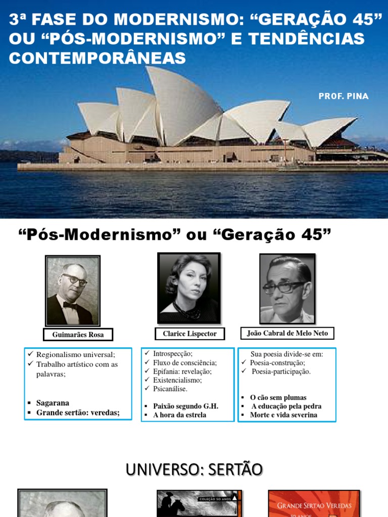 3 Fase Do Modernismo | PDF