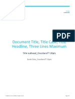 Document Title, Title Case, Title Headline, Three Lines Maximum