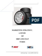 Marketing Strategy: A Study OF MRF and Ceat Tyres
