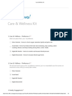 Care & Wellness Kit