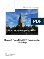 Microsoft PowerPoint 2019 Fundamentals