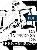 NASCIMENTO, L. História Da Imprensa de Pernambuco VII