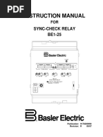 Instruction Manual: Sync-Check Relay BE1-25