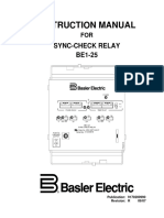 Instruction Manual: Sync-Check Relay BE1-25