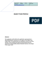 Object Push Profile: Abstract