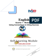 English: Self-Learning Module