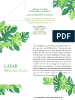 Laporan Akhir Unjuk Kerja & Karya: "Pembuatan Serbuk Jahe Untuk Meningkatkan Imun Tubuh Di Masa Pandemi Covid-19"