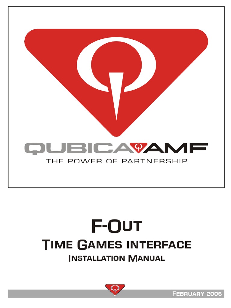 Qubica Time Games Interface FOut Game PDF Power Supply Direct