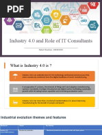 Industry 4.0 and Role of IT Consultants