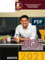 Directorio Profesional Del Colegio de Nutricionistas de Lima N°2