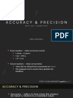 Accuracy & Precision: Applied Chemistry