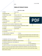 Formulir Pendaftaran: Identitas Diri