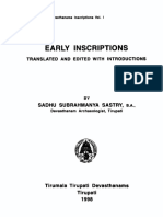 Early Inscriptions Vol i