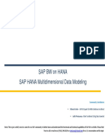 Sap BW On Hana SAP HANA Multidimensional Data Modeling: Free To Call or Mail Me at (916) - 296-0228 or