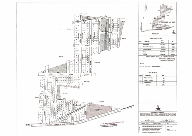 Floresta - DTCP Approved Layout Plan | PDF