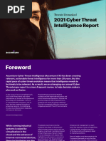 Accenture 2021 Cyber Threat Intelligence Report