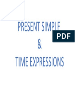 Present Simple and Time Expression