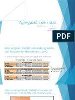 Telematica II - Lección 3 Agregación de Rutas