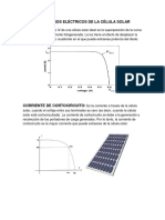 Parámetros Eléctricos de La Célula Solar