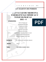 Historia clínica de paciente con SICA ST elevado