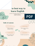 The Best Way To Learn English