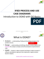 Unit I Unified Process and Use Case Diagrams: Introduction To OOAD With OO Basics