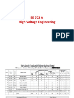 EE 702 A High Voltage Engineering