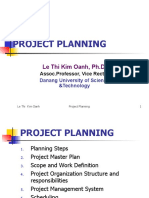 Project Planning: Le Thi Kim Oanh, PH.D