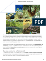 23 TIPOS de ECOSISTEMAS - Clasificación y Ejemplos