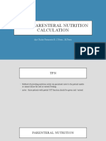 Total Parenteral Nutrition Calculation: Apt. Rizky Farmasita B, S.Farm., M.Farm