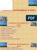 Conduction and Breakdown in Gases