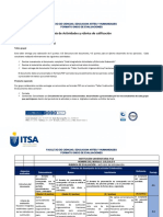 Rubrica Sustitución Trigonometrica y Fracciones Parciales