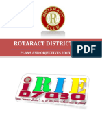 Rotaract District 7030: Plans and Objectives 2013 - 2014
