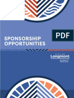 Sponsorship Opportunities With Longmont Recreation
