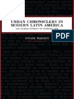 Mahieux 2011 - Urban Chroniclers in Modern Latin America