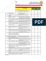 Skills Checklist Blood Sugar Monitoring