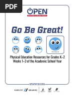 K-2 Go Be Great Module Lessons