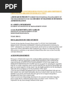 Download A STUDY ON CONSUMER BEHAVIOUR TOWARDS DIFFERENT CHOCOLATES BRANDS IN KOLKATA CITY by adritamukherje SN52054546 doc pdf