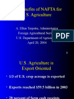 The Benefits of NAFTA For U.S. Agriculture