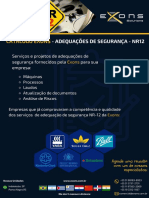 Catálogo - NR12 - Safety - Exons Solutions - Automação Industrial (PTBR) - Rev01