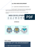 Full Stack Web Development: Software