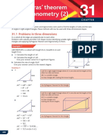 Pythagoras' Theorem and Trigonometry (2) : 31.1 Problems in Three Dimensions